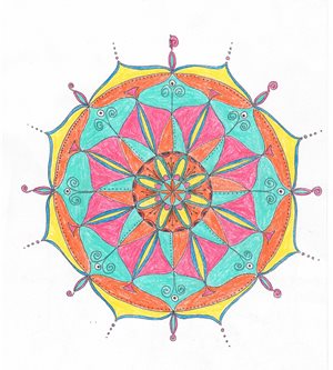 GRID METHOD MANDALAS